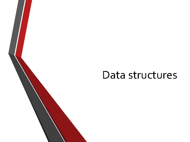 Data structures 