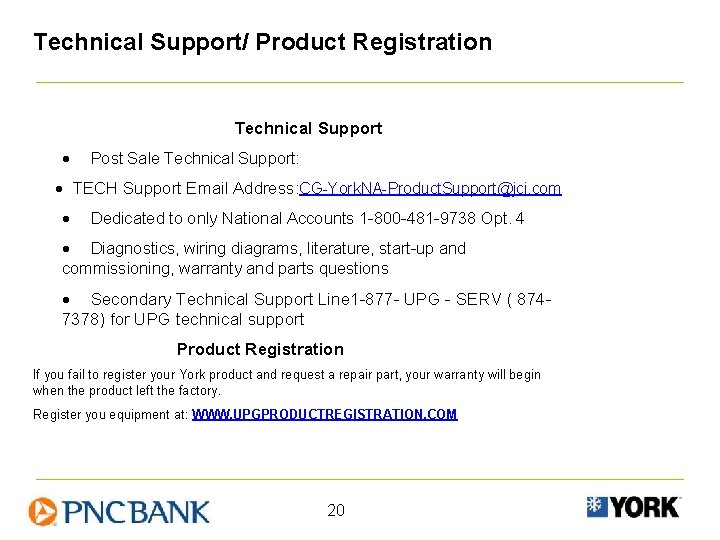 Technical Support/ Product Registration Technical Support · Post Sale Technical Support: · TECH Support