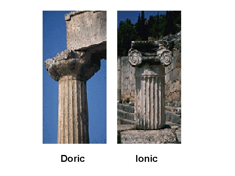 Doric Ionic 