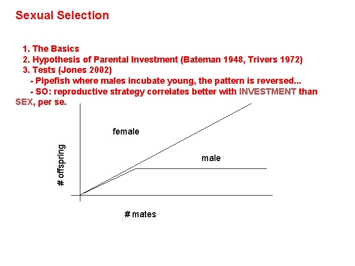 Sexual Selection - not really a level, but recognized in the same way - Sexual Selection - not really a level, but recognized in the same way -