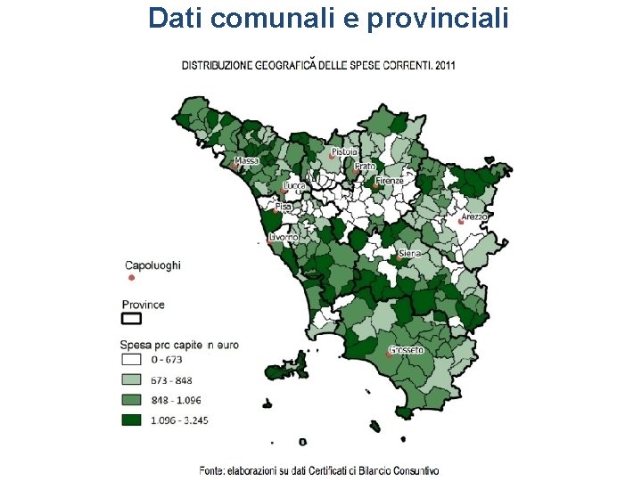 Dati comunali e provinciali 