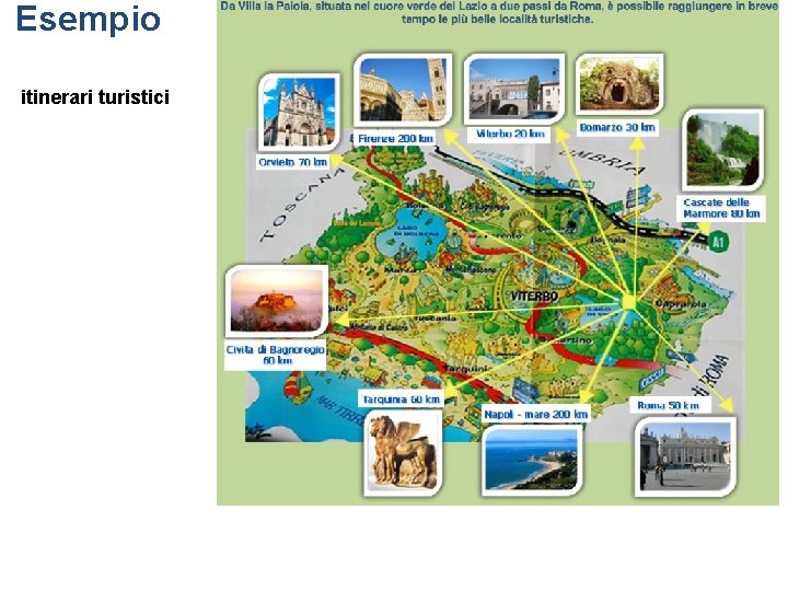 Esempio itinerari turistici 