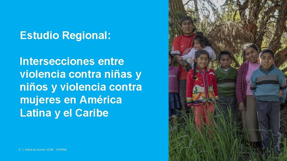 Estudio Regional: Intersecciones entre violencia contra niñas y niños y violencia contra mujeres en