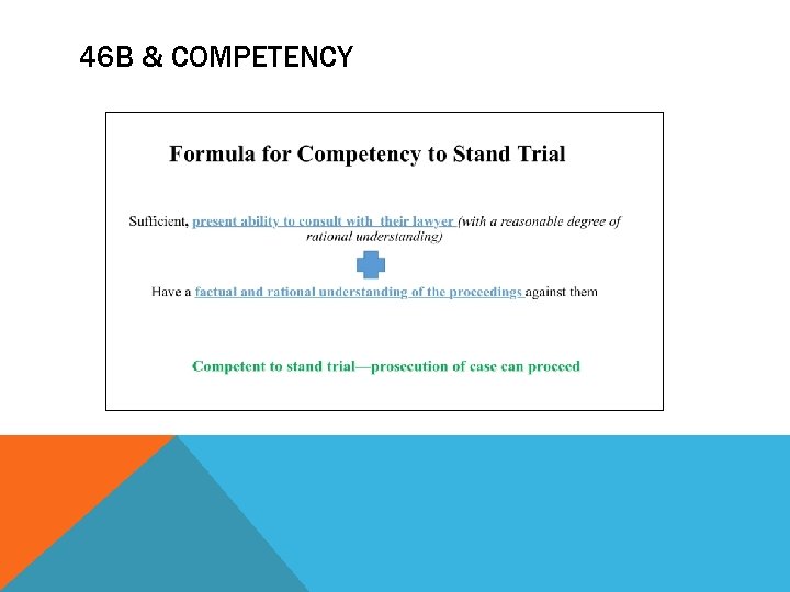 46 B & COMPETENCY 