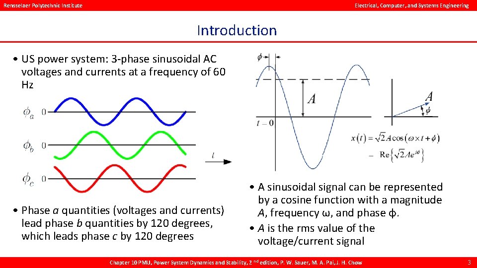 Rensselaer Polytechnic Institute Electrical, Computer, and Systems Engineering Introduction • US power system: 3