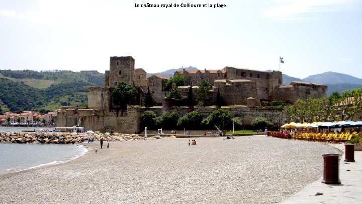 Le château royal de Collioure et la plage 