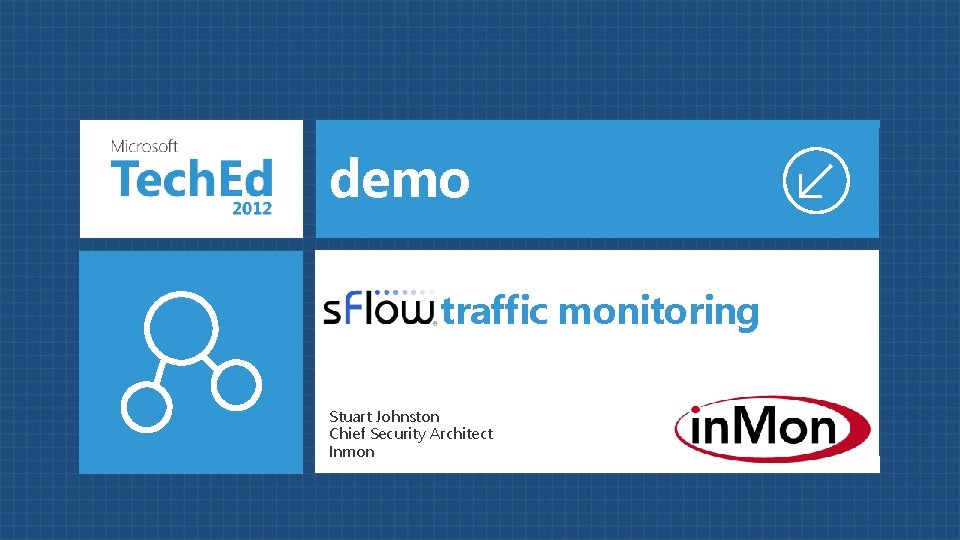 demo s. Flow traffic monitoring Stuart Johnston Chief Security Architect Inmon 