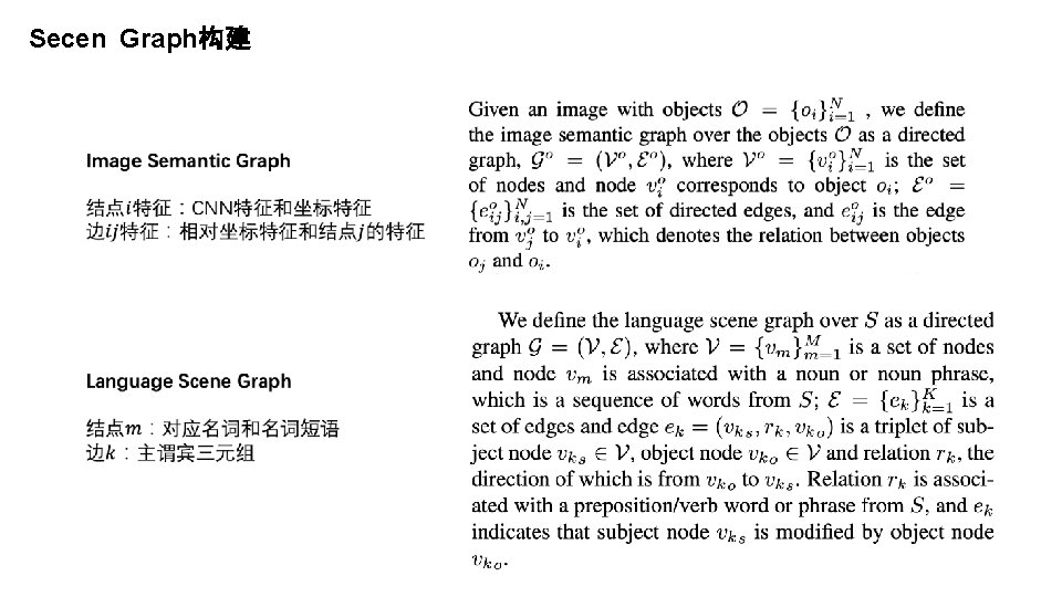 Secen Graph构建 