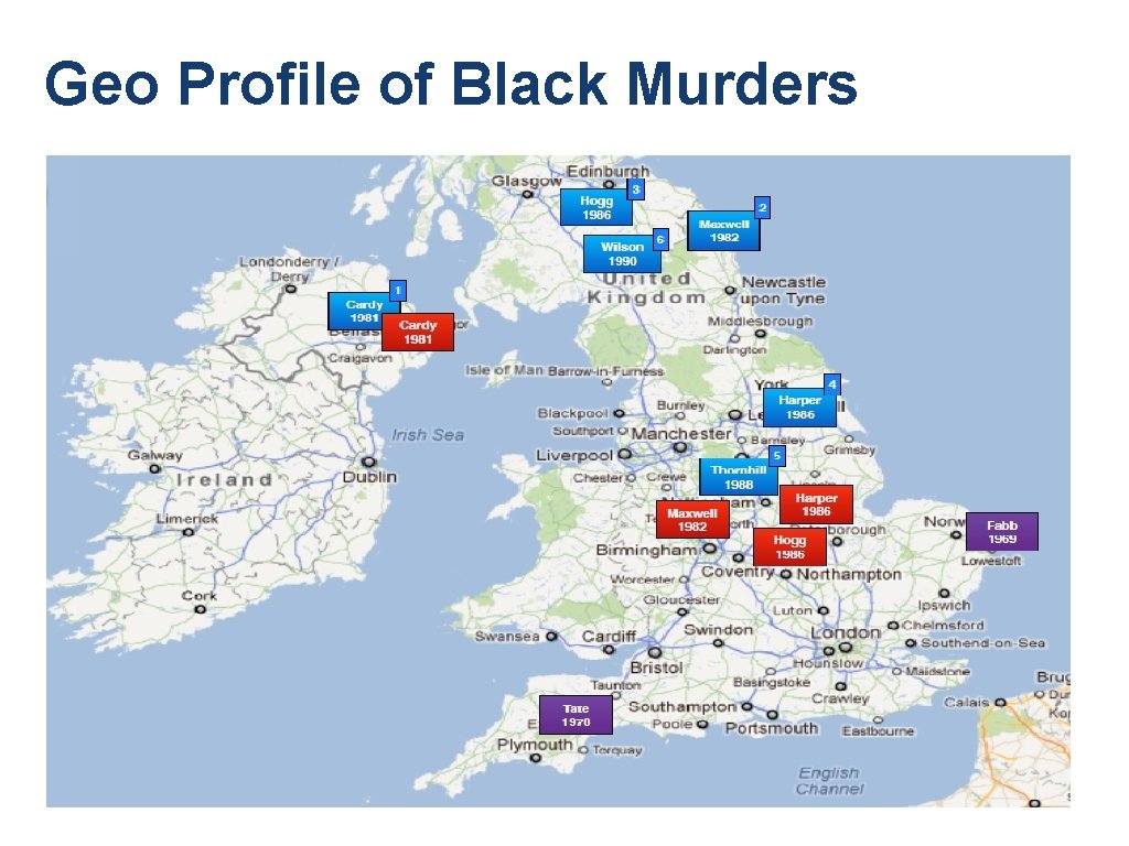 Geo Profile of Black Murders Geo Profile of Black Murders