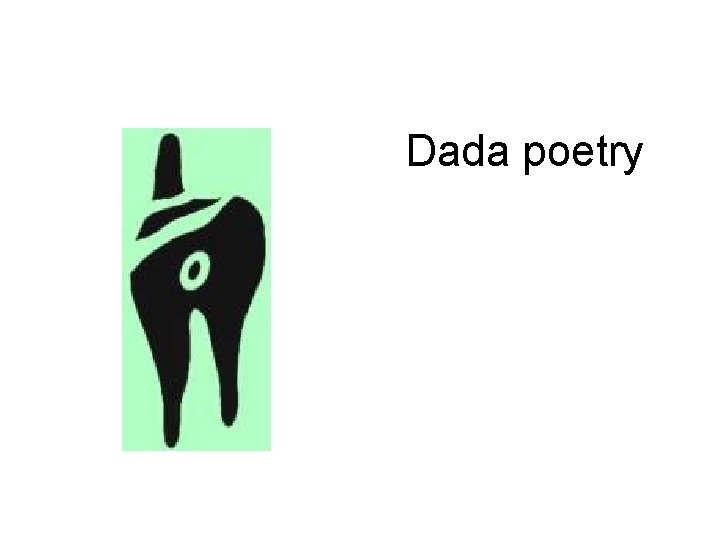 Dada poetry 