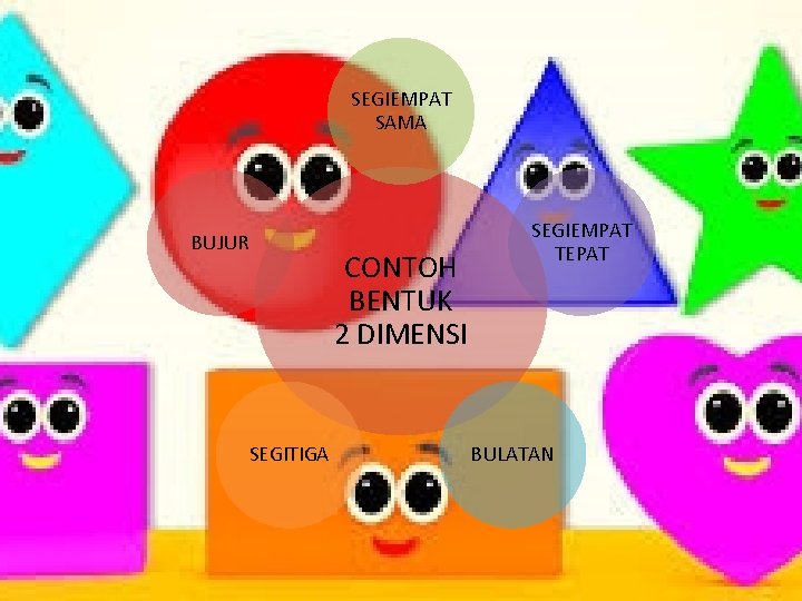 SEGIEMPAT SAMA BUJUR CONTOH BENTUK 2 DIMENSI SEGITIGA SEGIEMPAT TEPAT BULATAN 