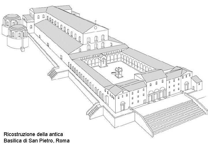 Ricostruzione della antica Basilica di San Pietro, Roma 