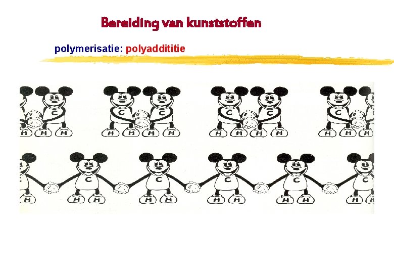 Bereiding van kunststoffen polymerisatie: polyaddititie Bereiding van kunststoffen polymerisatie: polyaddititie
