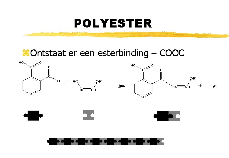POLYESTER z. Ontstaat er een esterbinding – COOC POLYESTER z. Ontstaat er een esterbinding – COOC