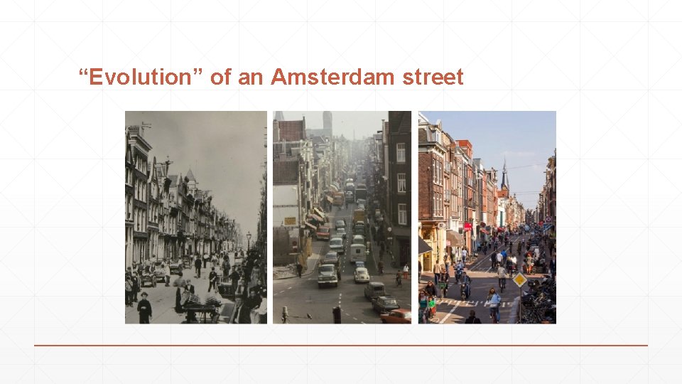 “Evolution” of an Amsterdam street 