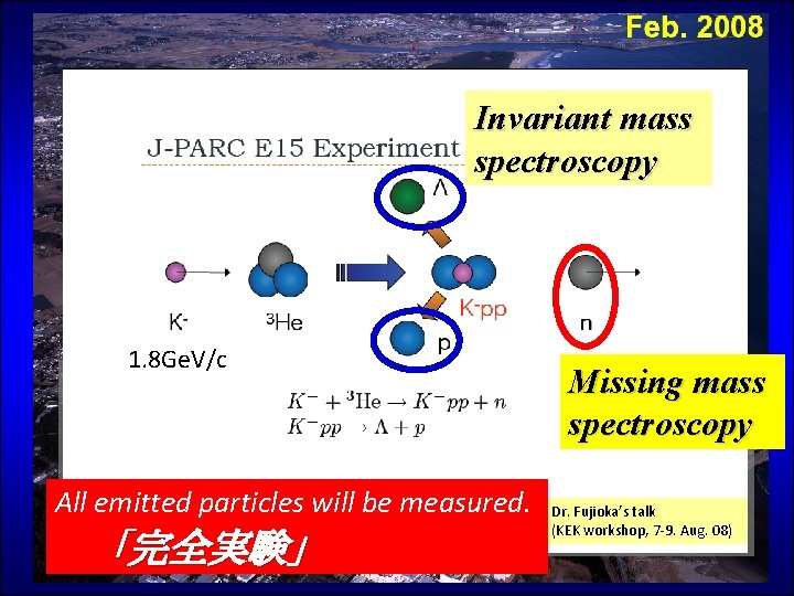 Invariant mass J-PARC will give us lots at K 1. 8 BR beamof spectroscopyline