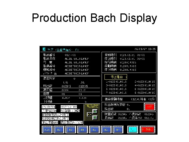 Production Bach Display 