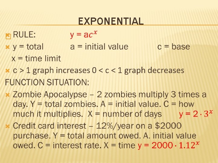 EXPONENTIAL � 