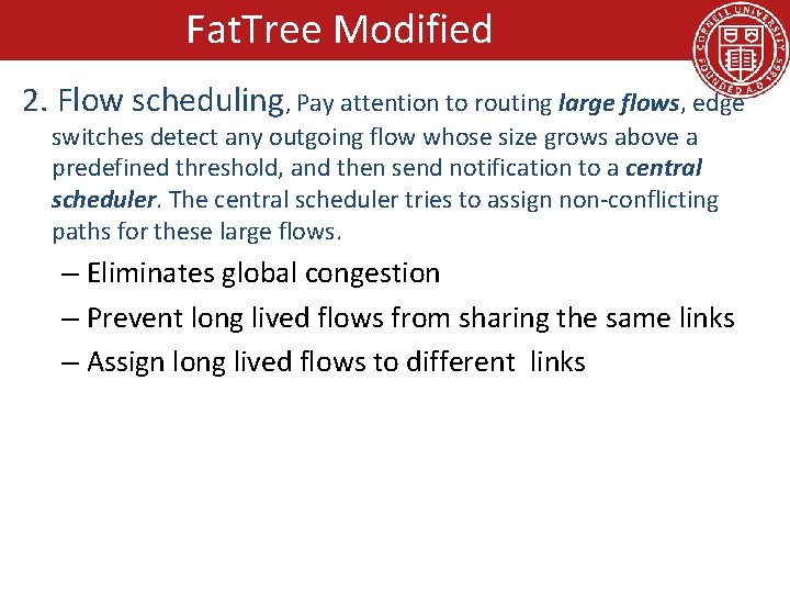 Data Center Network Topologies Fat Tree Hakim Weatherspoon