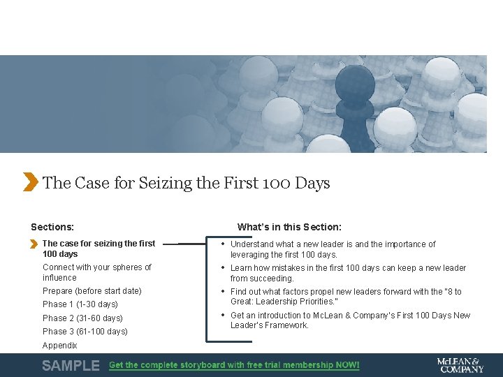 The Case for Seizing the First 100 Days Sections: What’s in this Section: The