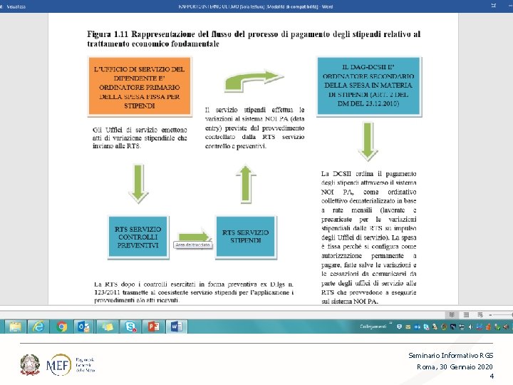 Seminario Informativo RGS Roma, 30 Gennaio 2020 4 