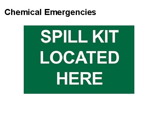 Chemical Emergencies 