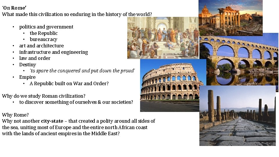 ‘On Rome’ What made this civilization so enduring in the history of the world?