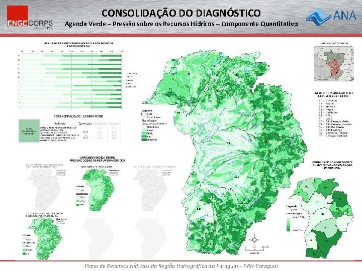 CONSOLIDAÇÃO DO DIAGNÓSTICO Agenda Verde – Pressão sobre os Recursos Hídricos – Componente Quantitativo