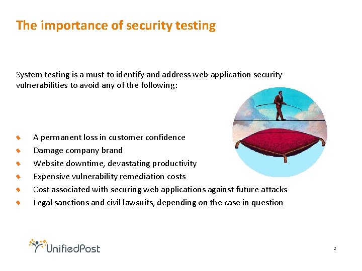 The importance of security testing System testing is a must to identify and address