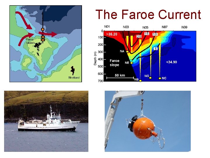 The Faroe Current 4 CTD cruises a year along the standard section 