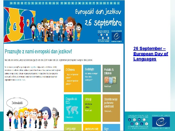 26 September – European Day of Languages 