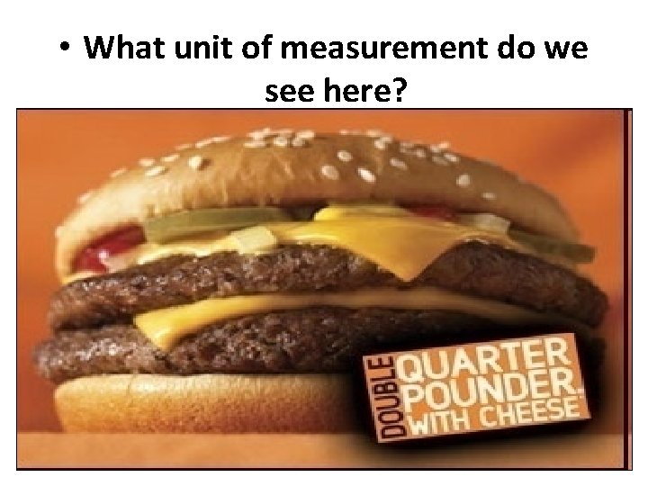  • What unit of measurement do we see here? Copyright © 2010 Ryan