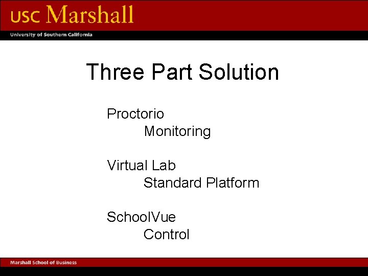 Three Part Solution Proctorio Monitoring Virtual Lab Standard Platform School. Vue Control 