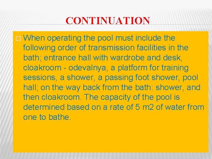 CONTINUATION � When operating the pool must include the following order of transmission facilities