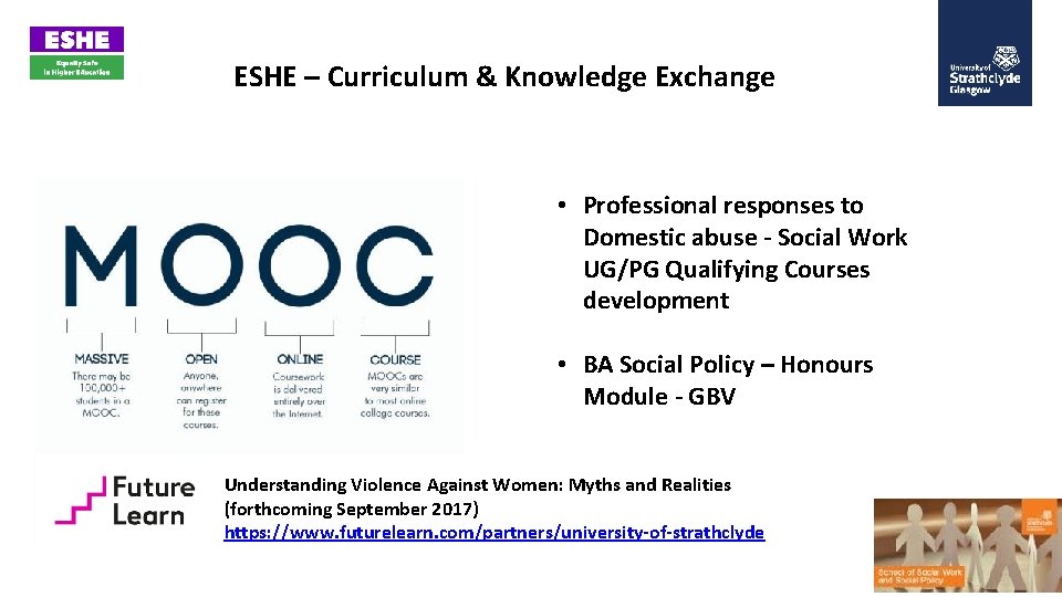 ESHE – Curriculum & Knowledge Exchange • Professional responses to Domestic abuse - Social