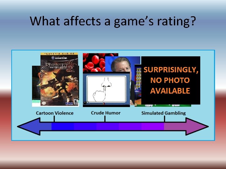 What affects a game’s rating? What affects a game’s rating?