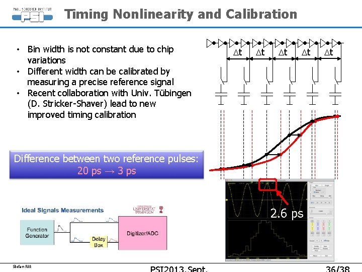 Timing Nonlinearity and Calibration • Bin width is not constant due to chip variations Timing Nonlinearity and Calibration • Bin width is not constant due to chip variations