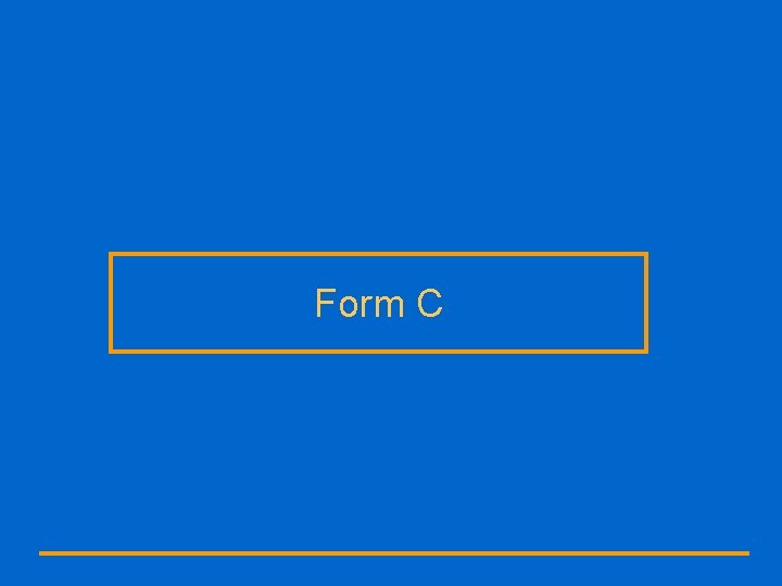 Form C 