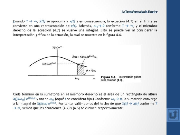 La Transformada de Fourier • La Transformada de Fourier •