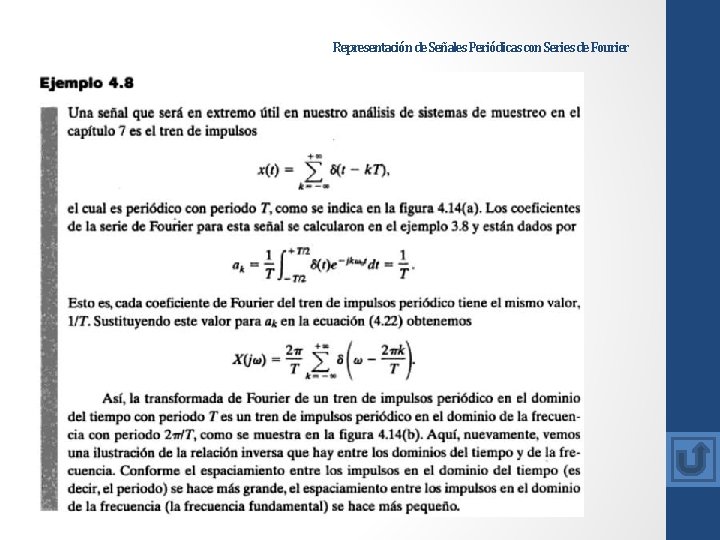 Representación de Señales Periódicas con Series de Fourier Representación de Señales Periódicas con Series de Fourier