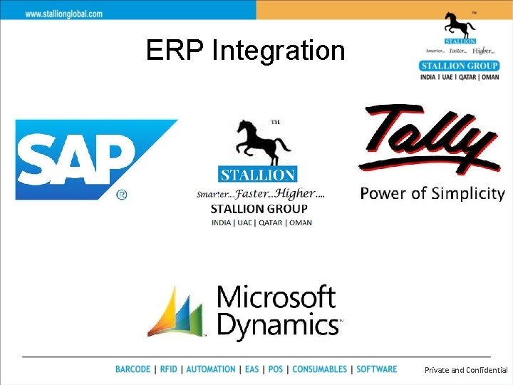 ERP Integration Private and Confidential 