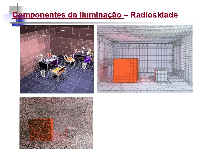 Componentes da Iluminação – Radiosidade 