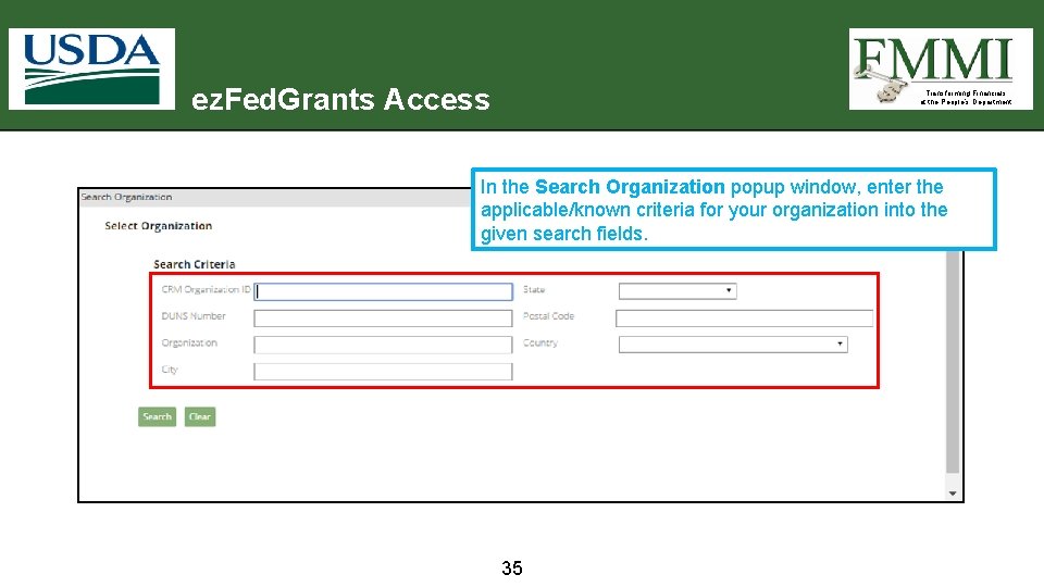 ez. Fed. Grants Access Transforming Financials at the People’s Department In the Search Organization