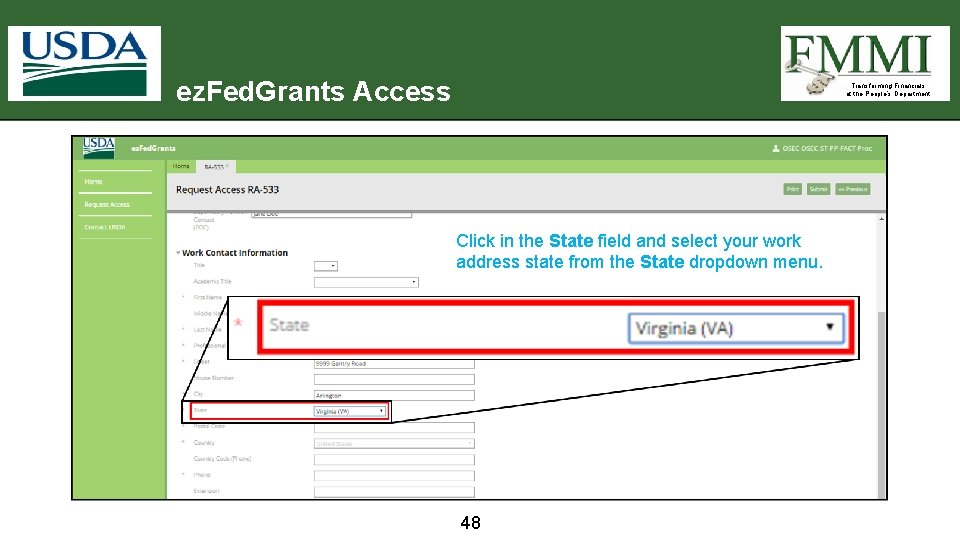 ez. Fed. Grants Access Transforming Financials at the People’s Department Click in the State