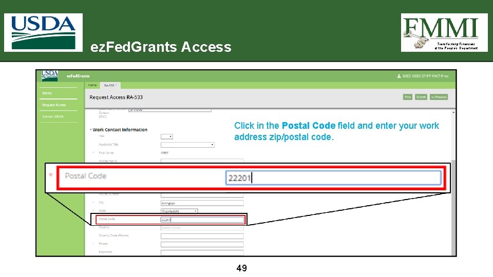 ez. Fed. Grants Access Transforming Financials at the People’s Department Click in the Postal