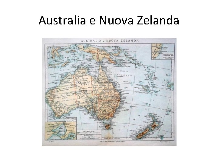 Australia e Nuova Zelanda Australia e Nuova Zelanda