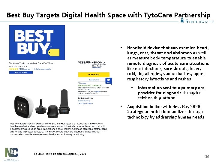 Best Buy Targets Digital Health Space with Tyto. Care Partnership • Handheld device that
