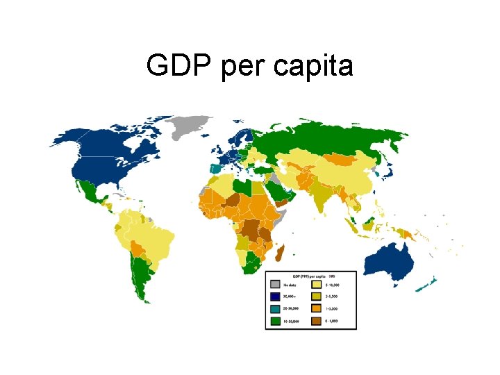 GDP per capita GDP per capita