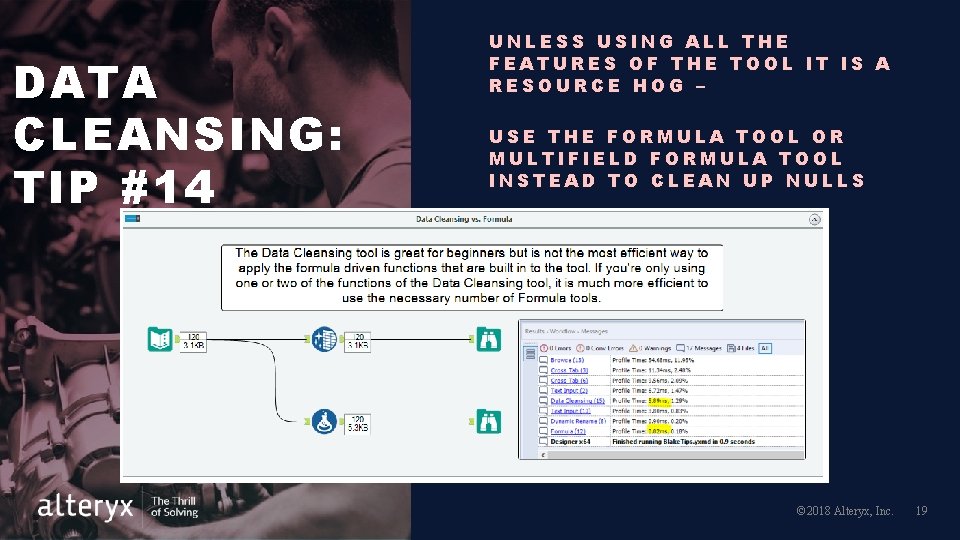 DATA CLEANSING: TIP #14 UNLESS USING ALL THE FEATURES OF THE TOOL IT IS DATA CLEANSING: TIP #14 UNLESS USING ALL THE FEATURES OF THE TOOL IT IS