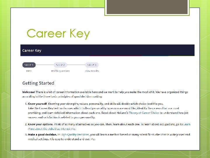 Career Key Career Key